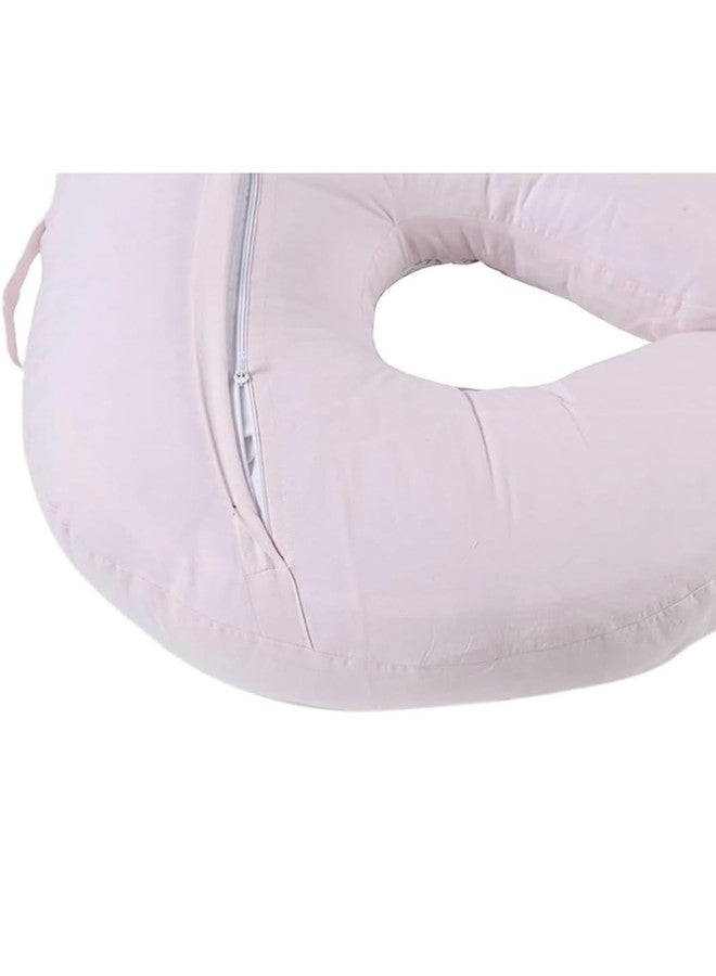 richtots Premium Cotton Newborn Nursing Feeding Pillow, Breastfeeding Pillows with Removable Cover, Infant Support for Baby & Mom Cradle 0-24 Months (Random) - Image 4