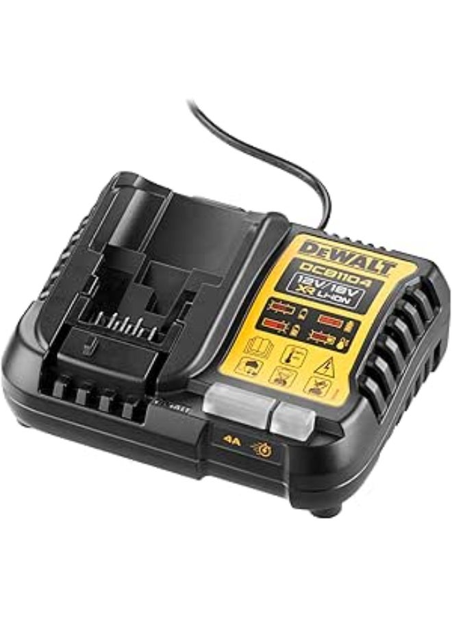 DeWalt XR Universal Charger 12V/18V for Li-Ion Batteries, Model DCB1104-QW - Image 1
