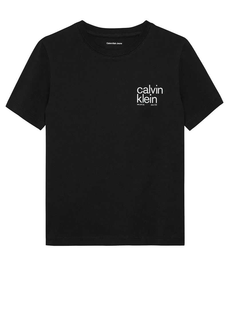 Calvin Klein Jeans Kids Graphic Crew Neck T-Shirt