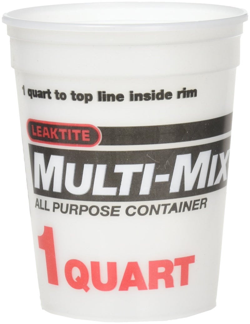 LEAKTITE 2M350 Quart Mixing Container
