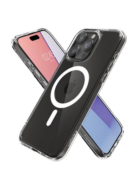 Spigen Crystal Hybrid MagSafe Case For iPhone 15 Pro Max white -Clear
