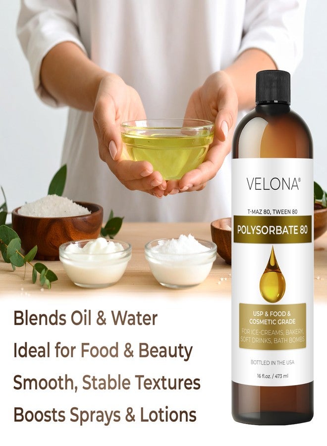 velona Polysorbate 80 by Velona - 16 Fl Oz | Solubilizer, Food & Cosmetic Grade | All Natural for Cooking, Skin Care and Bath Bombs, Sprays, Foam Maker | Use Today - Enjoy Results - Image 5