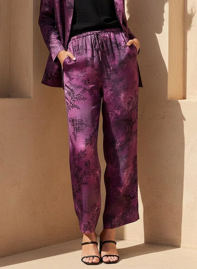 Iconic Iconic Straight Fit Printed Pants