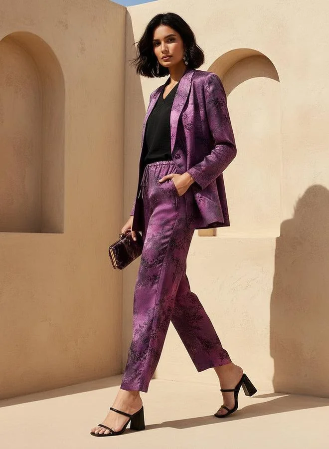 Iconic Iconic Straight Fit Printed Pants