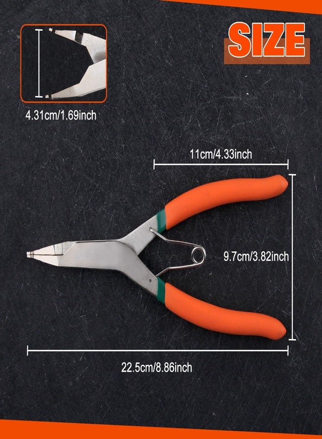 SPEEDWOX 9 inch Angle Tip Lock Ring Pliers with Hole Special Circlip Plier Angle Tip Retaining Ring Pliers Snap Ring Pliers Ring Removal Tool C-clip for Removing Installing Gearshift Locking Rings - Image 4
