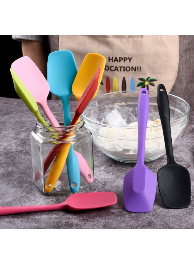 Dedicated All-inclusive Silicone Scraper Integrated Silicone T Shovel Baking Tool Butter Cream Stirring Shovel Small Scraper Spoon-Specifications:Large Color Capsules (self-adhesive Bag) - Image 4