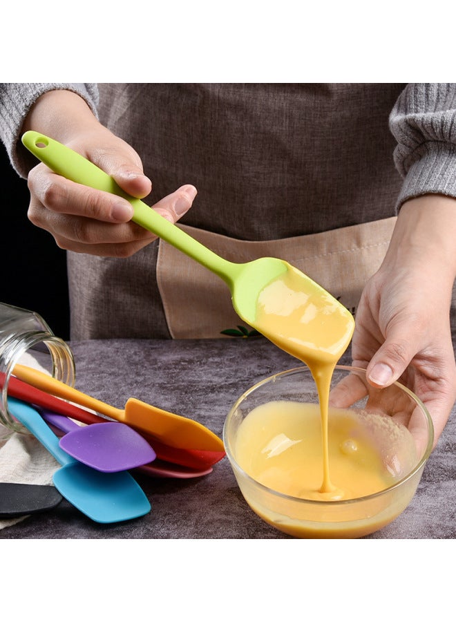 Dedicated All-inclusive Silicone Scraper Integrated Silicone T Shovel Baking Tool Butter Cream Stirring Shovel Small Scraper Spoon-Specifications:Large Color Capsules (self-adhesive Bag) - Image 3