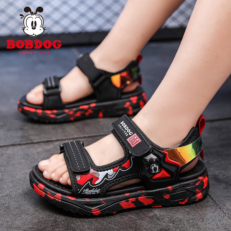Babudou Children'S Shoes, Kids' Beach Sandals, New Summer Models For Boys, Medium And Large Children'S Sandals, Non-Slip For Toddlers - Image 1