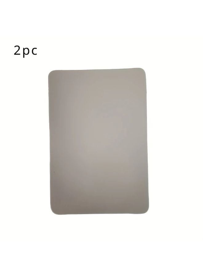 قطعتان من مجموعة إصلاح قوارب PVC الرمادية القابلة للنفخ للزوارق المطاطية والكاياك، مقاومة للماء - Image 1