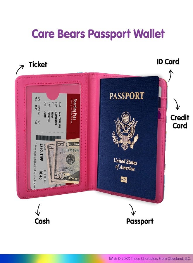 SALLY ROSE Care Bears Passport Holder for Travel Official License, Cute Passport Cover for Women, Care Bear Passport Protector - Image 4