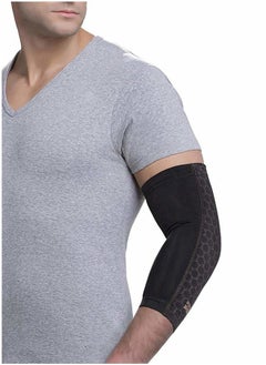 Copper Fit unisex adult Freedom Elbow Compression Sleeve, X-large Arm Warmers, Black, X-Large US 