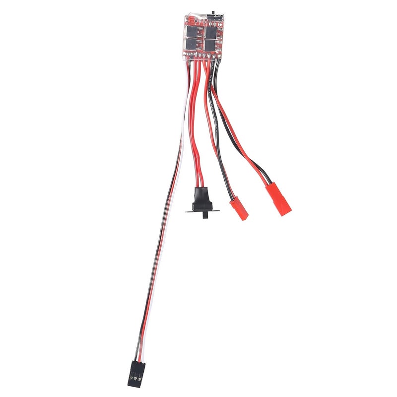 UMLIFE 4 PCS Mini RC 20A Brushed ESC Motor Speed RC ESC 2KHz Forward Reverse Brush Brake RC 2S for Controller Boat RC Car Tank - Image 3