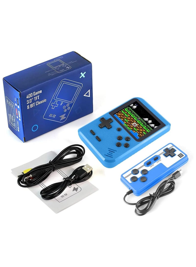 W OUTWIT Retro Handheld Game Console, Portable Video Game Console for Children with 400 Classical FC Games 3.0-Inch Screen 1020mAh Rechargeable Battery... - Image 1