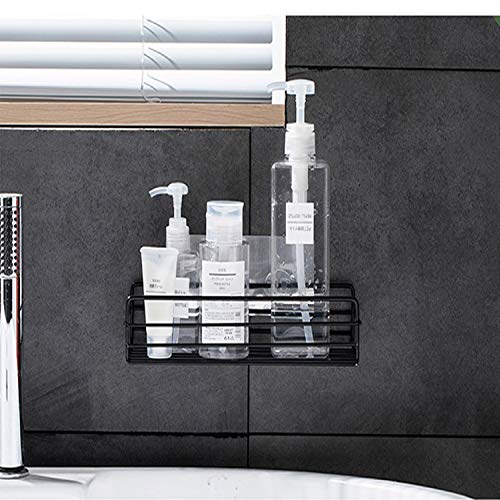ADTALA Durable Metal Shower Bathroom Shelf Storage Wall Mounted Durable Shower Caddy Organizer Rack for Kitchen Toilet Shower Dorm with Adhesive Hook - Image 5