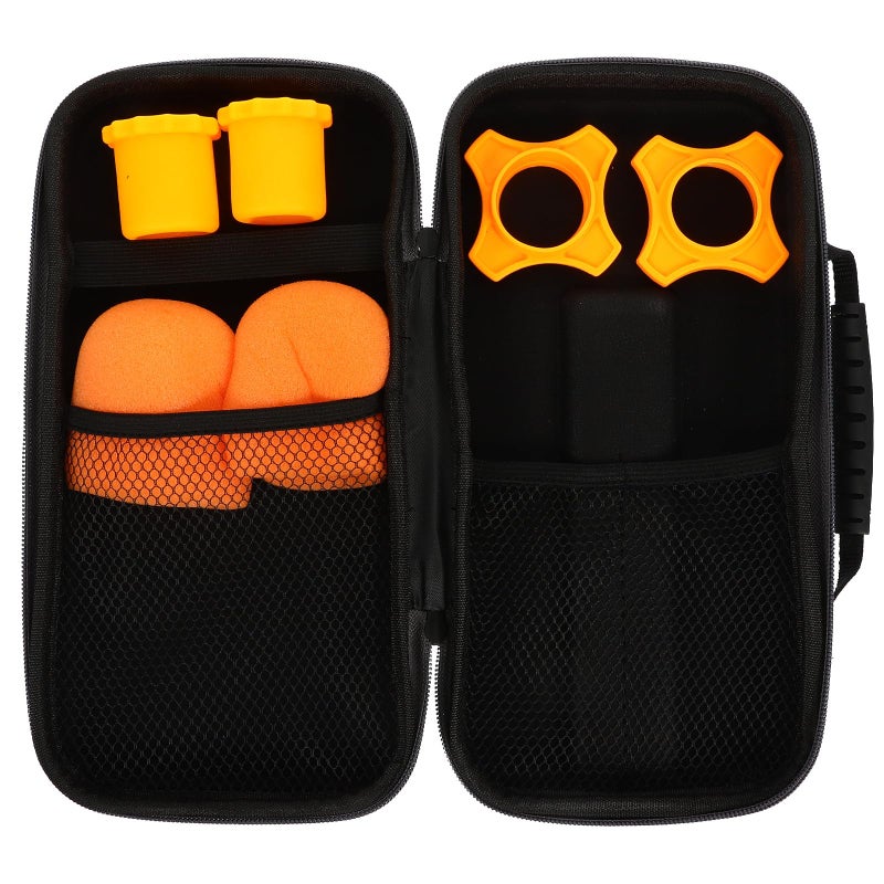 Portable Microphone Carrying Bag With Non Slip Foam Set And Accessories Black - Image 2