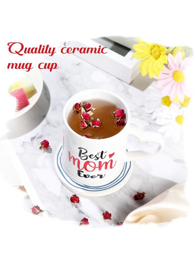 Blushtier Mother Gifts for Women Best Mom Ever Color Changing Coffee Mug 11 oz Mom Heat Sensitive Mug White Ceramic Cup Funny Mom Birthday Gift from Kids Daughter Son - Image 4