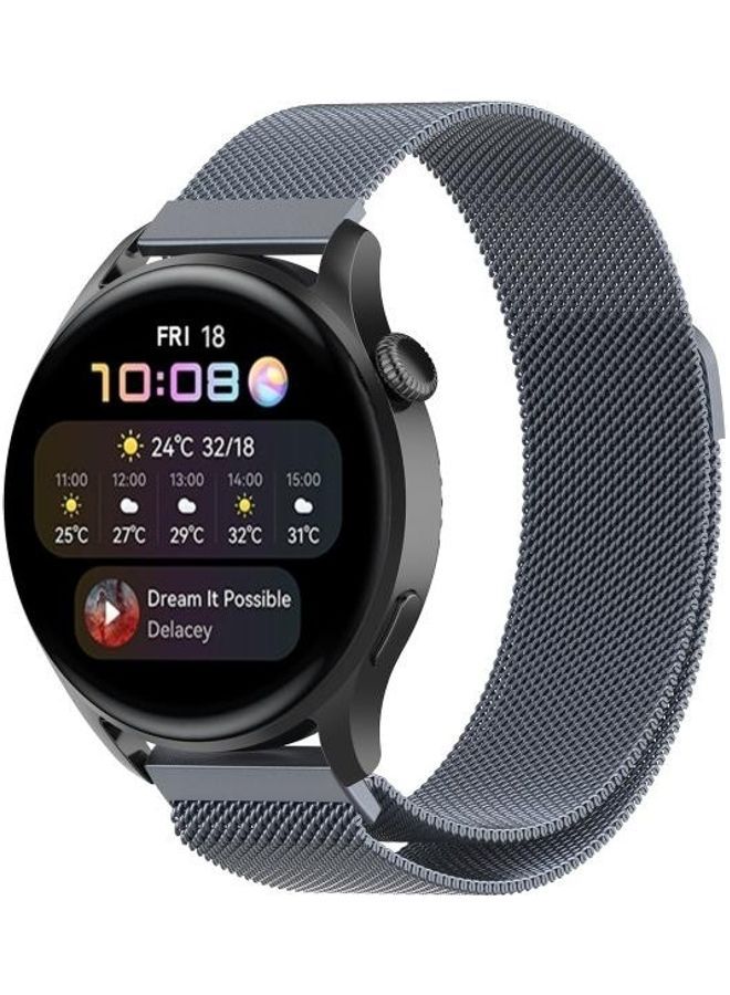 NIBEMINENT Replacement Strap For Huawei Watch 3/3 Pro Grey - Image 4