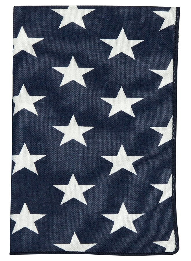Decorative Things Blue and White Cloth Napkins Dinner, July 4 Decor Patriotic, Mix with Red White and Blue Stars and Stripes, 100% Cotton Linen Napkins 18" x 18" Pk 12 - Image 5