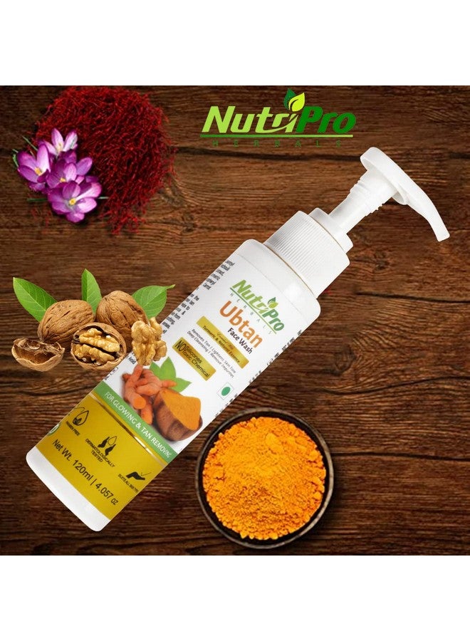 NutriPro Ubtan Face Wash With Cucumber & Aloevera Toner 240ML| Enriched With Turmeric & Natural Essence Cucumber & Aloevera | For Glowing & Tan Removing - Image 5