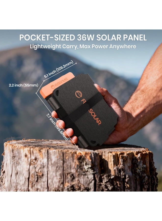 FlexSolar 36W Portable Solar Panel - Image 4