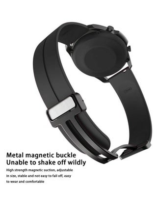 Huawei Watch 4 Replacement Band 22mm Replacement Wrist Watch Strap Band Compatible With Huawei Watch 4/Watch GT3 46mm/GT4 46mm/Soft Silicone Watch Band With Magnetic Buckle Sport Watch Strap - view 4