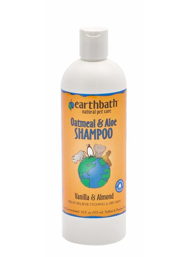 earthbath , Oatmeal & Aloe Dog Shampoo - Oatmeal Shampoo for Dogs, Itchy, Dry Skin Relief, Dog Wash, Made in USA, Cruelty Free Pet Shampoos - Vanilla & Almond, 16 Oz (2 Pack) - Image 4
