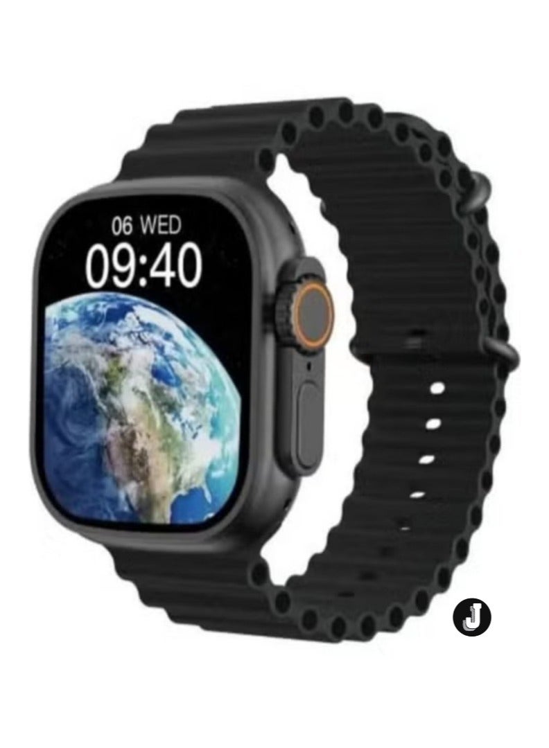 JAJEEK "TU94 5G Android Smart Watch – Sleek Design with SIM Slot, Dual Straps, and Multi-App Support for Men & Women (Black)" - Image 1
