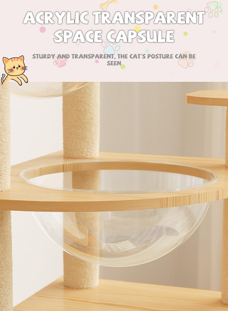 Sharpdo Cat Climbing Frame Cat Tree Toys (Wooden-1) - Image 3