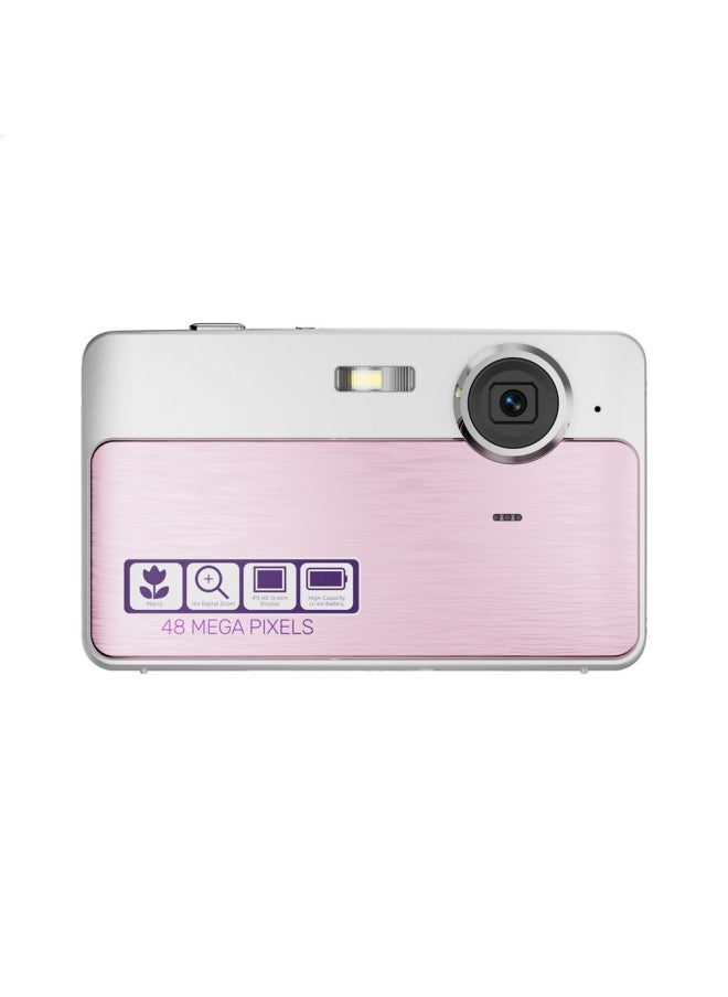 Generic Handheld Digital Camera Convenient Carrying Smiley Face Recognition HD Camera Auto Focus Dual Digital Camera-Body Color:8g Memory Card  - Image 5