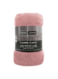 PARAJOHN Flannel Fleece Blanket Double (200x230) For All Season, Fluffy Blanket Warm Bed Throws For Sofa & Bed, Comfortable And Soft Double Flannel Fleece Blanket  - Image 4