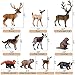 SCAHOW Forest Animal Toys Figures 10PCS Plastic Woodland Animal Figurines for Cake Topper Realistic Miniature Wild Creature Toys Set with Elk Deer Wolf Bear etc - Image 4