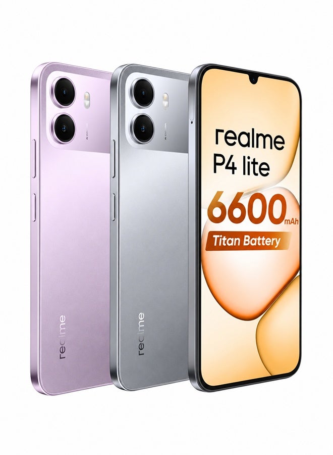 realme P4 lite 4G Dual SIM Titan Grey 4GB RAM 128GB - International Version - Image 2