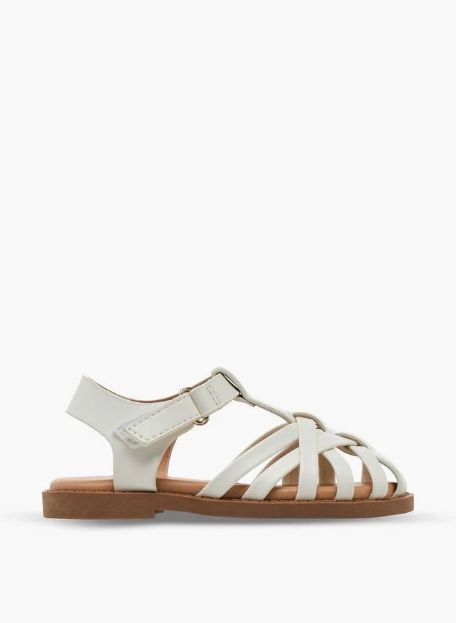 جونيورز Girls Hook & Loop Sandals