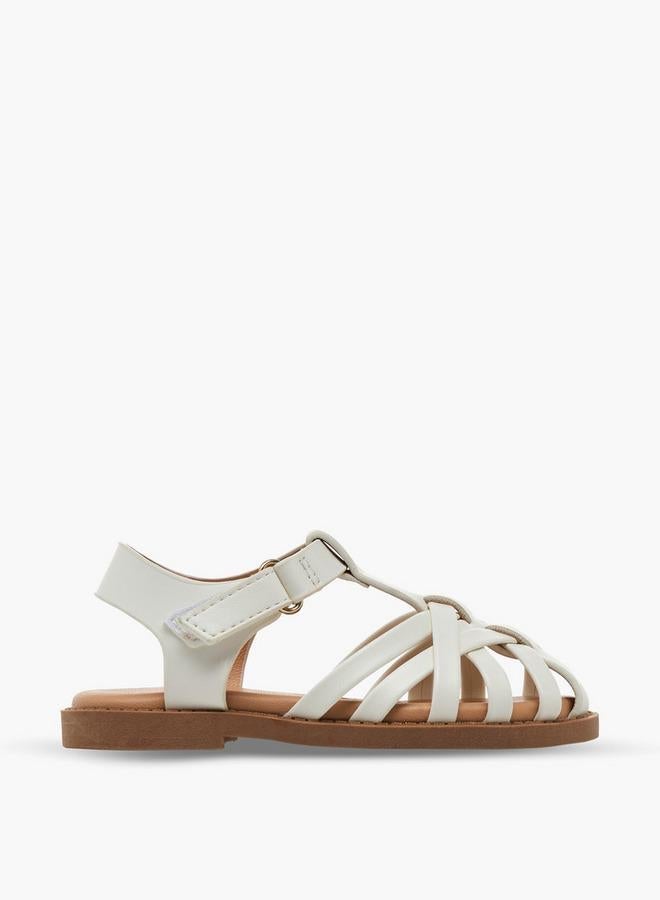 JUNIORS Girls Hook & Loop Sandals - Image 1