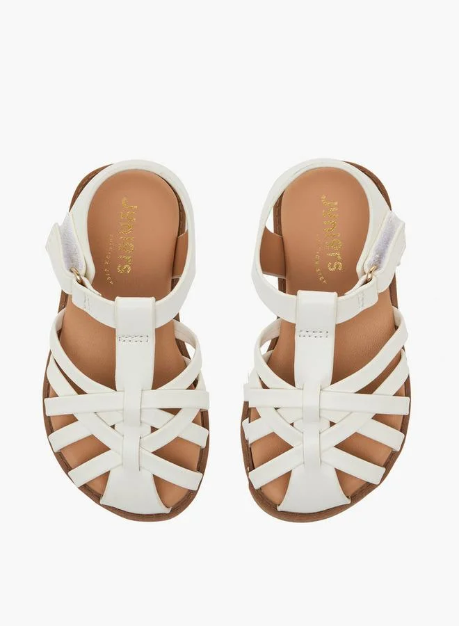 جونيورز Girls Hook & Loop Sandals