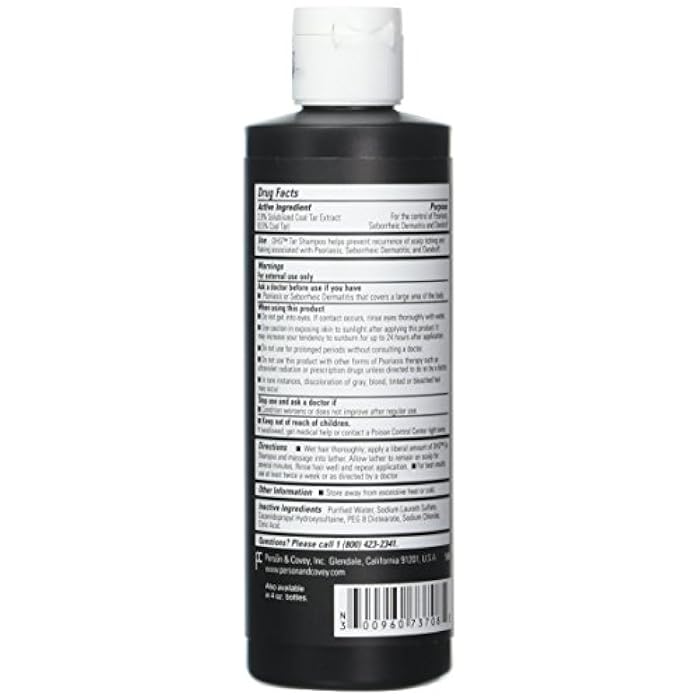 DHS Person and Covey DHS Tar Shampoo - 8 Oz, Pack of 2 - Image 2