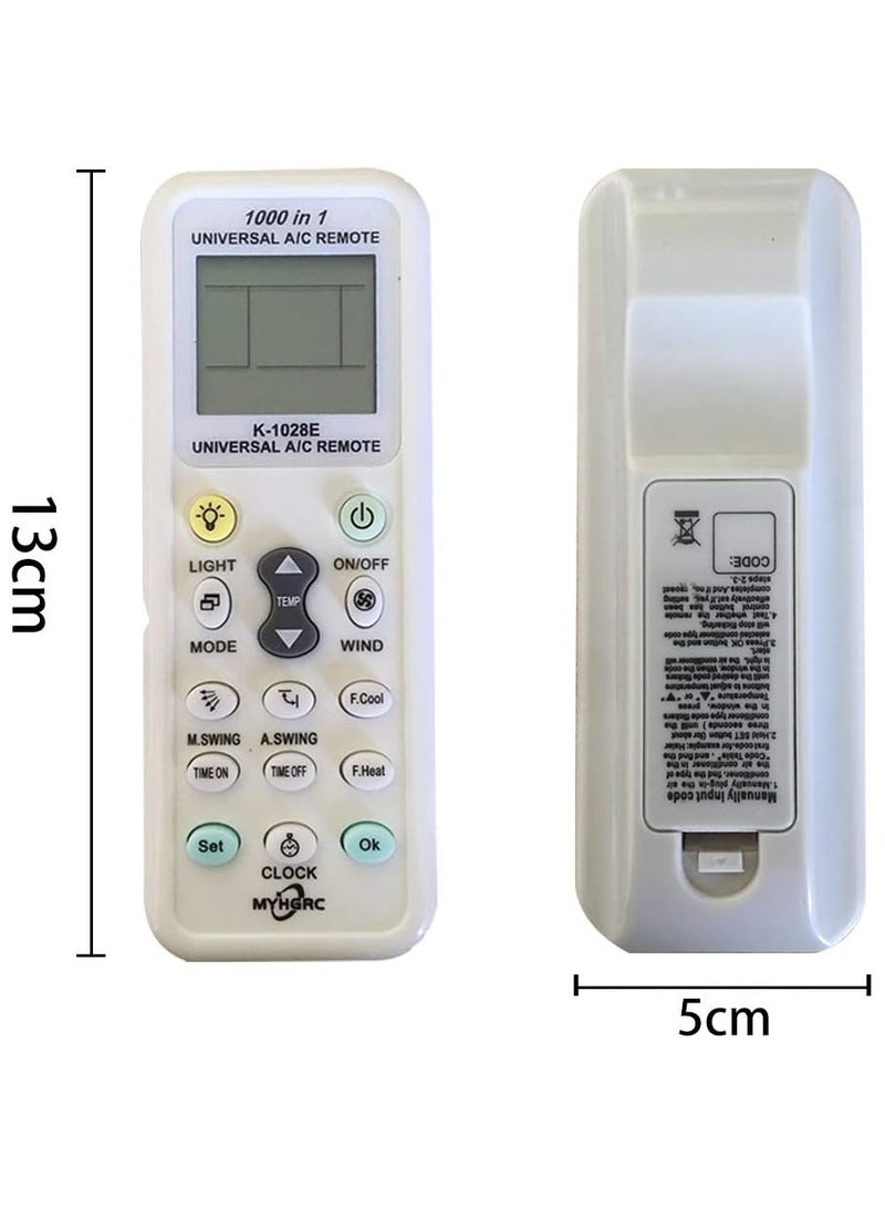 ELTRAZONE Universal Remote Control Air Conditioner for Air Conditioning Ariagel, Carrier, Daikin, Gree, Artston, Hitachi, LG, Mitsubishi, Samsung, York and other brands with automatic search function with Battery - Image 5