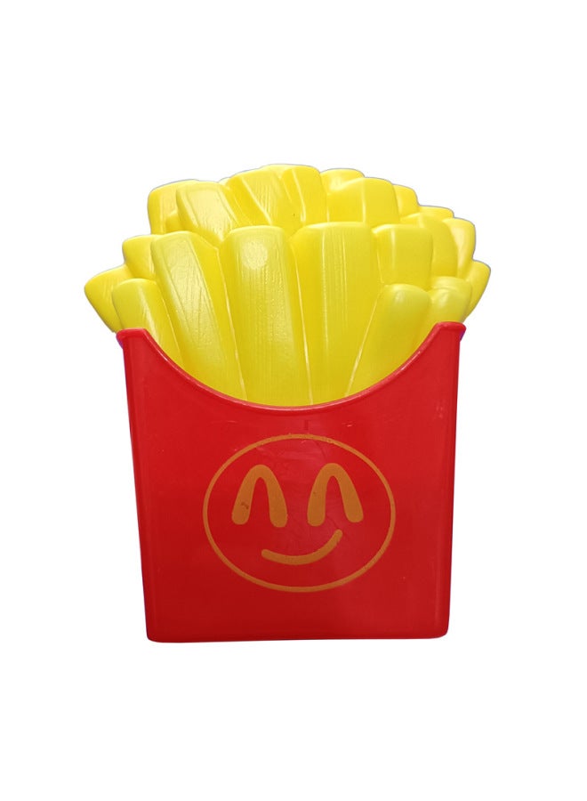 Children's French Fries Cake Burger Bread Breakfast Toy Set Play House Year Pizza Model Artificial Food-Color:20-piece Hamburger House Set  - Image 5