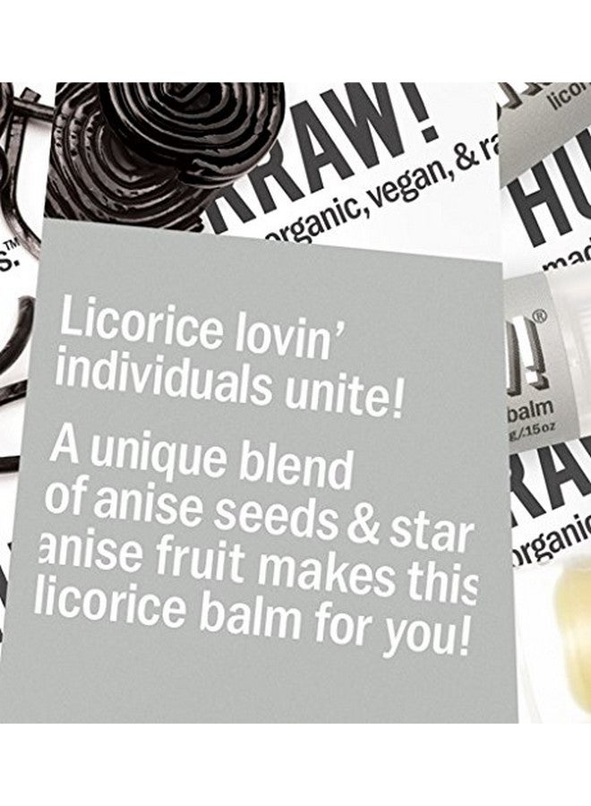 Hurraw! Licorice Lip Balm 3 Pack: Organic Certified Vegan Cruelty and Gluten Free NonGMO 100% Natural Ingredients Bee Shea Soy and Palm Free Made in USA - Image 4