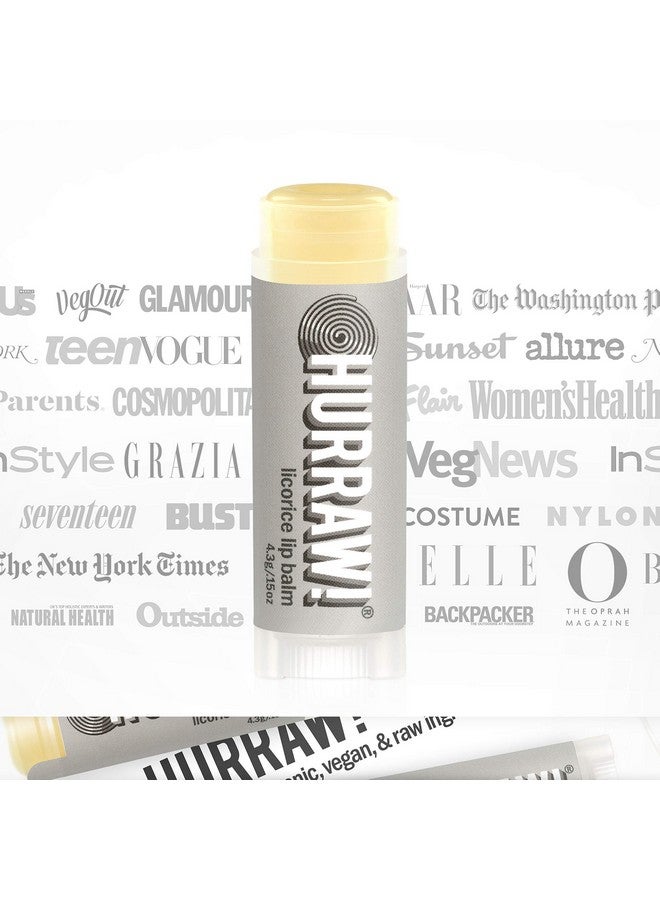 Hurraw! Licorice Lip Balm 3 Pack: Organic Certified Vegan Cruelty and Gluten Free NonGMO 100% Natural Ingredients Bee Shea Soy and Palm Free Made in USA - Image 5