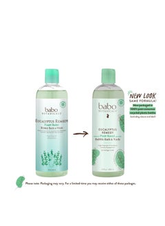 Babo Botanicals Babo Botanicals Eucalyptus Remedy 2-in-1 Bubble Bath & Wash - Invigorating Eucalyptus, Rosemary & Peppermint - For all ages - EWG Verified - Vegan  - Image 2