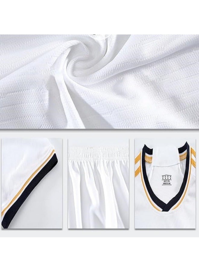 GGEROU Kids Football Jersey Set, No.10 Football Soccer Jersey, Football Soccer Jersey Tracksuits Kit for Kids Youth - Image 2