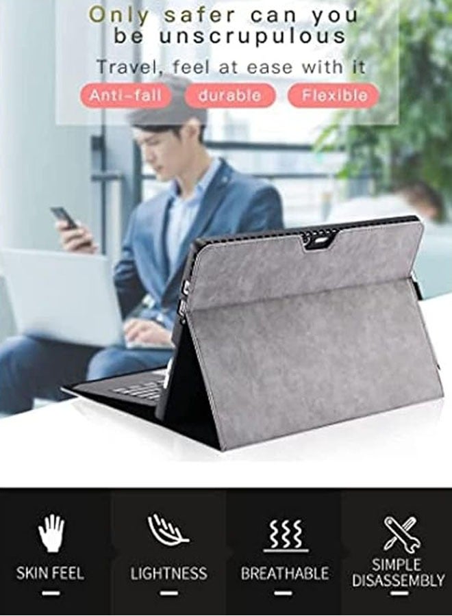 Sleeve Case Compatible with Microsoft Surface Pro 9 Tablet, Surface Pro 9 (13 inch) Case Cover, Compatible with Surface Type Cover Keyboard, Business Cover with Small Bag (Blue) - Image 2