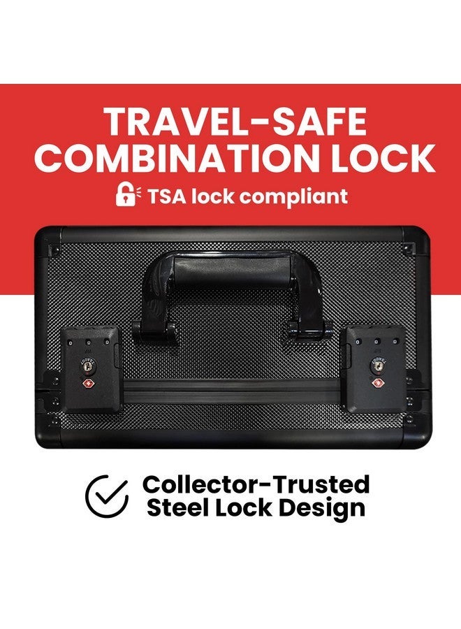 EVORETRO Premium Graded Card Storage Box - Impact Resistant Graded Card Case with TSA Lock & GPS Compartment, Holds 90 PSA/BGS Cards, Toploader Cards, Sports, Trading Card Storage Box for Collectors & Travel - Image 4