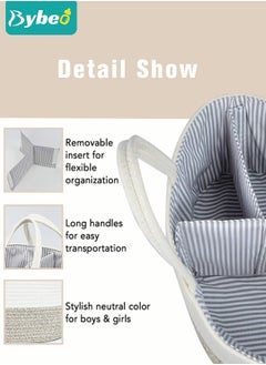 Baby Diaper Caddy Organizer, Extra Large Nursery Diaper Basket, Portable Changing Table for Baby Boy/Girl, Perfect Gift for Newborn, Baby Must-Haves - pzsku/Z5D77299747D94F305673Z/45/_/1721470816/5a7c873b-e1eb-4bc4-8154-5bb61a64e480