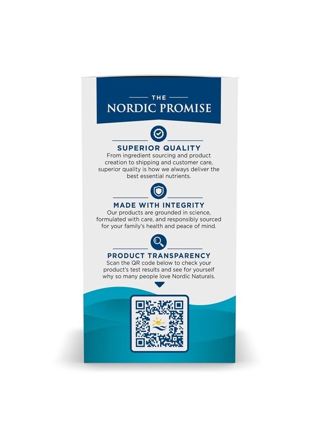NORDIC NATURALS Ultimate Omega 2X, Lemon Flavor - 60 Soft Gels - 2150 mg Omega-3 - High-Potency Omega-3 Fish Oil with EPA & DHA - Promotes Brain & Heart Health - Non-GMO - 30 Servings  - Image 4