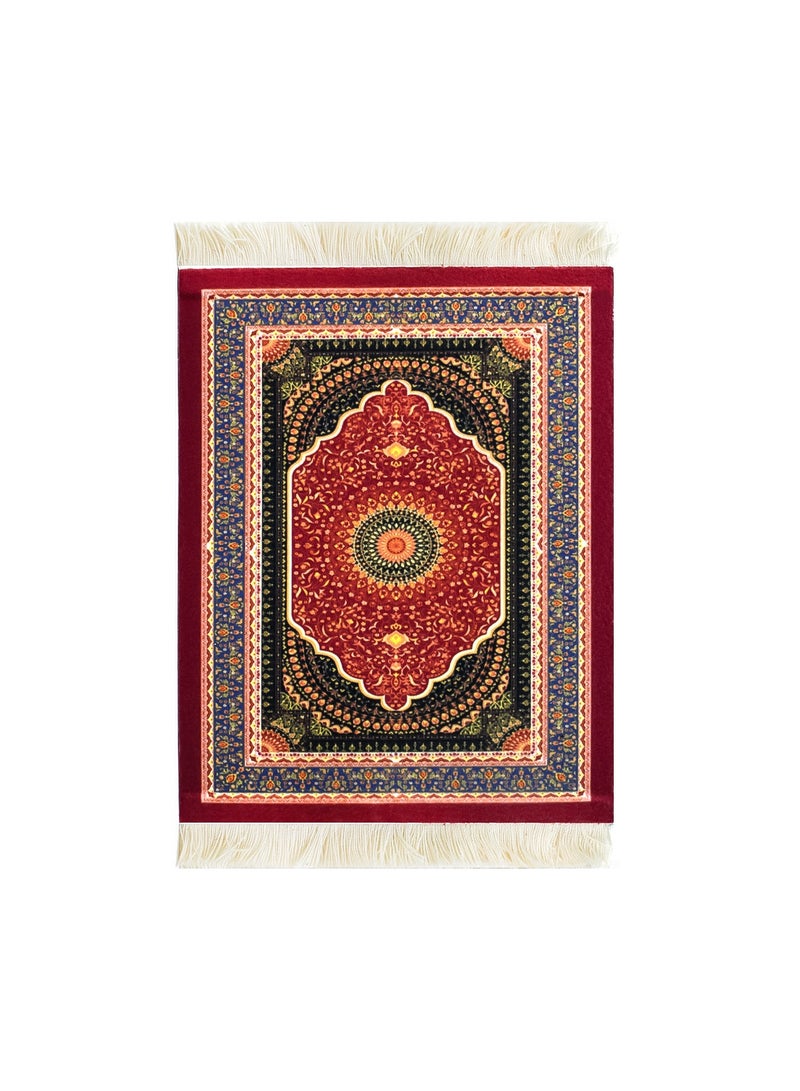 MIBRU Coffee Mat Arabic Style Absorbent Insulated Coaster Coffee or Tea Coaster Table Mat Heat Resistant Drying Non-slip Coffee Small Coaster Suitable for Coffee Machine, Coffee Pot, Coffee Accessories 1 Piece  - Image 1