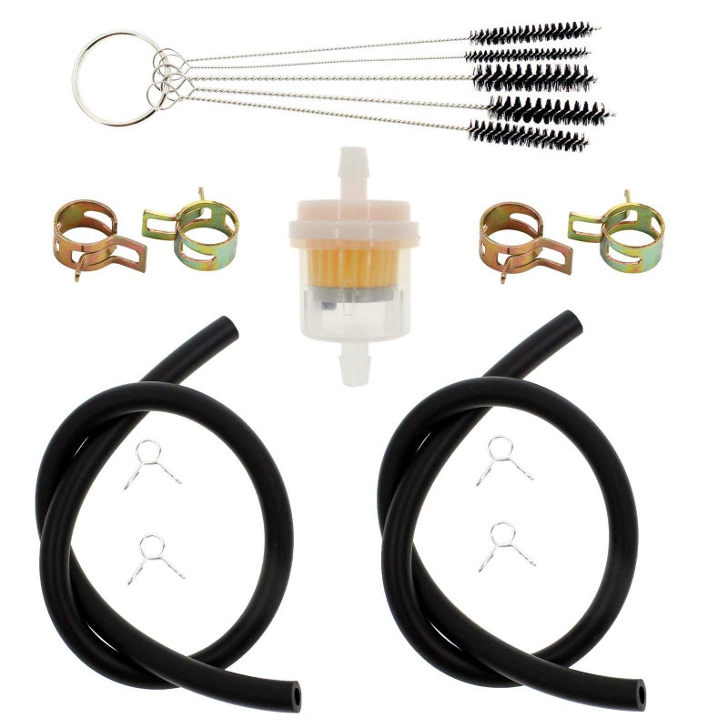 LIYYDS 1/4 Inch Fuel Line Oil Gas Filter Hose Petrol Pipe Tube for Motorcycle ATV Quad Scooter Go Kart Mini Chopper Moped Pit Dirt Racing Bike Lawn Mower Propel Generator Water Pump Hedge Trimmer - Image 5