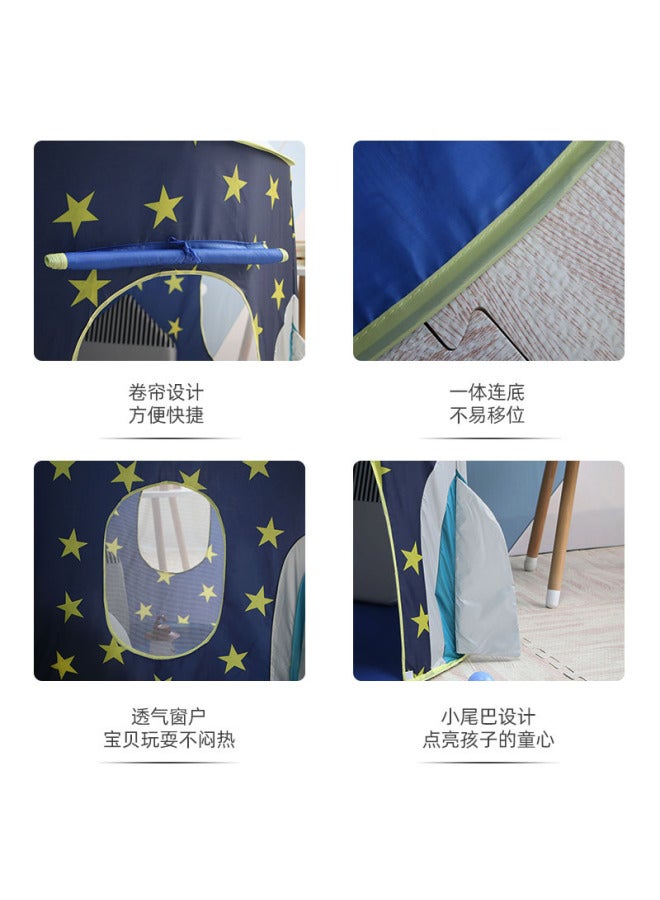 MEIBEI Maibeibi Children's Tent Game House Baby Indoor Yurt Princess Girl Boy Rocket Castle House - Image 4