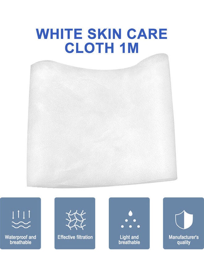 NIBEMINENT Non-Woven Fabric Melt-Blown DIY Close Skin Cloth Mask White 5 x 2cm  - Image 2